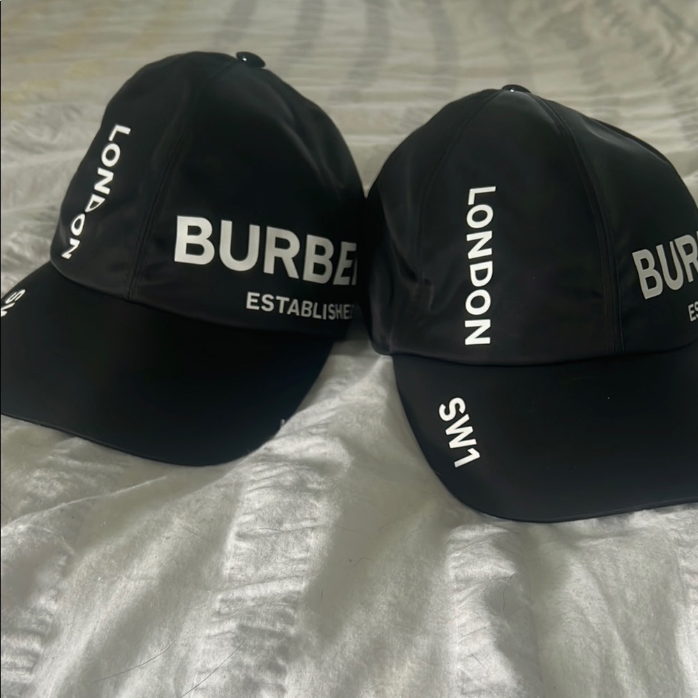 Burberry Black London Caps